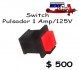 switch pulsador 1 amp/125v precio: $ 500