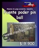 fuente poder maquina de juego pin ball/precio: $ 9.900 pesos