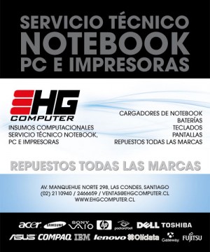 abepub Turismo en Chile en Las Condes |  SERVICIO TECNICO NOTEBOOK LAS CONDES - SANTIAGO, EHG Computer - Soluciones inform&aacute;ticas. Insumos computacionales