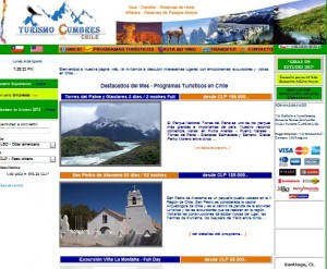 Turismo Cumbres Turismo en Chile en Santiago |  Chile tour vacaciones , Vacation torres del paine-san pedro de atacama-easter island