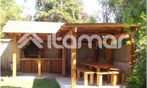 Cobertizos Turismo en Chile en Santiago |  Pergolas de madera, Cobertizos