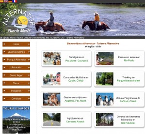 Alternatur Turismo en Chile en Puerto Montt |  Tours en puerto montt: Cabalgatas � Pesca � Trekking � Kayak � Labores de campo , Alternatur - agencia de turismo PUERTO Montt � Chilo&eacute; � Carretera Austral � Lago Llanquihue � Petrohu&eacute; � Parque Alerce Andino � Isla Huar, Helvecia y Puluqui