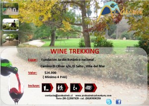 Jos&eacute; Tom&aacute;s Liberona G. Turismo en Chile en Valpara&iacute;so |  Tour / winne trekking, en jard&iacute;n bot&aacute;nico., 