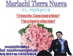 MARIACHI TIERRA NUEVA Turismo en Chile en Santiago |  Serenatas con mariachis expertos en domicilios.red fija:28930610, !!! mariachis de experiencia comprobable !!!