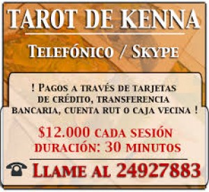 kenna Turismo en Chile en Vitacura |  El tarot de kenna telef&oacute;nico y en linea 24927883, Tarot chile