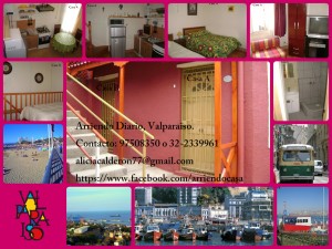 Alicia Calderon Turismo en Chile en Valpara&iacute;so |  Turistas, arriendo depto amoblado por dia en valparaiso, centrico, Altura mirador plaza bismark en avenida alemania, valparaiso, fono 975