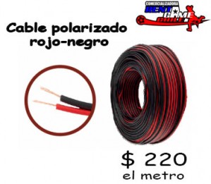 RENTAGAME CHILE Turismo en Chile en Santiago |  Cable polarizado rojo-negro/precio: $ 220 el metro, Oferta de rentagame chile