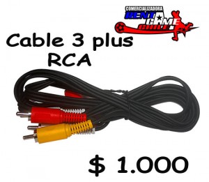 RENTAGAME CHILE Turismo en Chile en Santiago |  Cable 3 plus rca oferta de rentagame $ 1.000, Oferta de rentagame chile