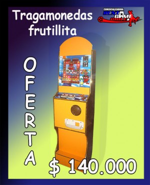 RENTAGAME CHILE Turismo en Chile en La Cisterna |  Tragamonedas frutillita  precio oferta de rentagame chile:$ 140.000, Rentagame: maquinas de juego:  accesorios,repuestos, servicio tecnico