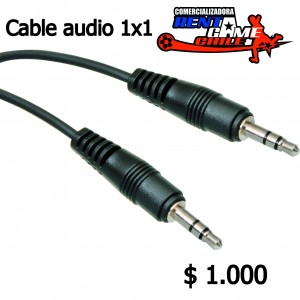 RENTAGAME CHILE Turismo en Chile en La Cisterna |  Cable audio 1x1 precio oferta: $ 1.000, Rentagame: maquinas de juego:  accesorios,repuestos, servicio tecnico