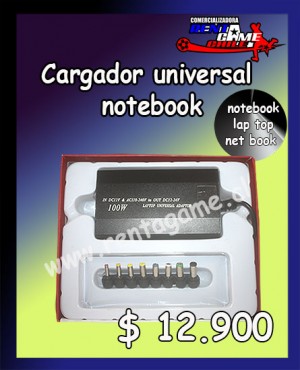 RENTAGAME CHILE Turismo en Chile en La Cisterna |  Cargador universal notebook precio oferta: $ 12.900, Rentagame: maquinas de juego:  accesorios,repuestos, servicio tecnico