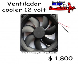 RENTAGAME CHILE Turismo en Chile en La Cisterna |  Ventilador cooler 12 volt  precio: $ 1.800, Rentagame: maquinas de juego:  accesorios,repuestos, servicio tecnico