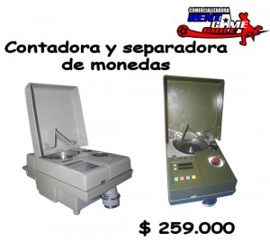 RENTAGAME CHILE Turismo en Chile en La Cisterna |  Contadora y separadora de monedas/precio: $ 259.000, Rentagame: maquinas de juego:  accesorios,repuestos, servicio tecnico