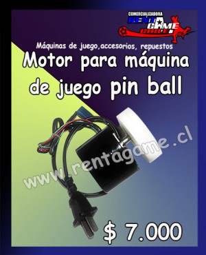 RENTAGAME CHILE Turismo en Chile en La Cisterna |  Motor para  maquinas de juego pin ball precio: $ 7.000, Rentagame: maquinas de juego:  accesorios,repuestos, servicio tecnico