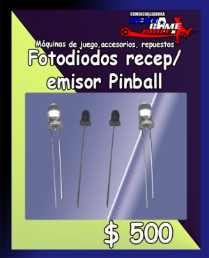 RENTAGAME CHILE Turismo en Chile en La Cisterna |  Fotodiodos recep/emisor  para maquina de juego pinball/precio: $ 500, Rentagame: maquinas de juego:  accesorios,repuestos, servicio tecnico