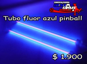 RENTAGAME CHILE Turismo en Chile en La Cisterna |  Tubo fluor azul para maquina de juego pinball/precio: $ 1.900 pesos, Rentagame: maquinas de juego:  accesorios,repuestos, servicio tecnico
