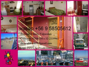Alicia Calderon Aravena Turismo en Chile en Valpara&iacute;so |  Amoblado full arriendo x d&iacute;a, impecable, valparaiso, Avenida alemania, valparaiso, fono 97508350 o 58505612