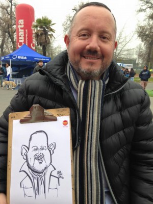 osvaldo torres Turismo en Chile en Santiago |  Caricaturas y caricaturistas en vivo para eventos, Caricaturista en vivo para eventos