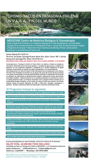 Medizone Turismo en Chile en Providencia |  Turismo, salud, patagonia, ozonoterapia, tratamientos naturales, tour, Turismo salud 