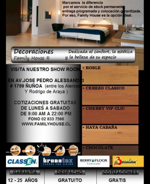 DECORACIONES Turismo en Chile en Providencia |  PISO FLOTANTE  ALFOMBRAS venta e instalacion -oferta!!!!!, DECORACIONES FAMILY  HOUSE cotizacion gratis -ofertas de invirno