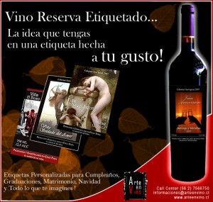  Turismo en Chile en Providencia |  Vino con etiquetas personalizadas, Arte en Vino