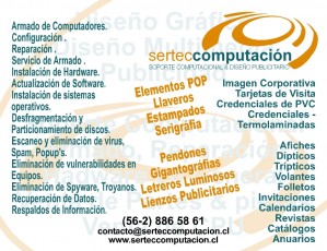  Turismo en Chile en Santiago |  Volantes, afiches, d&iacute;pticos, tr&iacute;pticos...., Promociones para CANDIDATOS