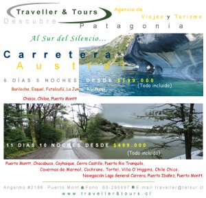 FERNANDO CEPEDA Turismo en Chile en Puerto Montt |  CARRETRA AUSTRAL DESDE PUERTO MONTT, 10 DIAS 9 NOCHES 