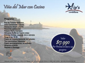Alex Figueroa Turismo en Chile en Vi&ntilde;a del Mar |  Vi&ntilde;a del Mar con Casino Buffet 6 de Enero, Disfruta por el dia un tour de descanso - cultura y gastronomia