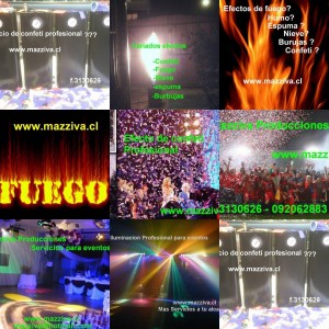 Marcia Turismo en Chile en Santiago |  MAQUINAS DE CONFETTI  para eventos , Amplificacion y Luces para fiestas y eventos