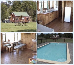 Teresita Hewstone Turismo en Chile en Puyehue |  Arriendo caba&ntilde;as RUCACARU Puyehue volcanes lagos equipadas ruta Bariloche, Conjunto arm&oacute;nico de 9 caba&ntilde;as, piscina, prados, todo el a&ntilde;o