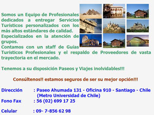 agentes de viaje Turismo en Chile en Santiago |  PASEOS PARA GRUPOS TERCERA EDAD - TURISMO TERCERA EDAD- Viajes-Paseos, Agencia de Viajes Travel Quality Turismo
