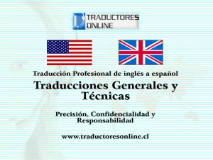 alejandra Turismo en Chile en Santiago |  TRADUCCIONES INGLES-ESPA&Ntilde;OL, Confidencialidad y responsabilidad