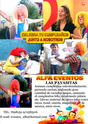 Alfa Eventos Cumplea&ntilde;os Turismo en Chile en Vitacura |  Animaciones Fiestas Titeres Magos Payasitas Pintacaritas Lazy Town 7698152, Cumplea&ntilde;os Infantiles Dia Del Ni&ntilde;o Monitores Barney Minnie Mickey Inflables