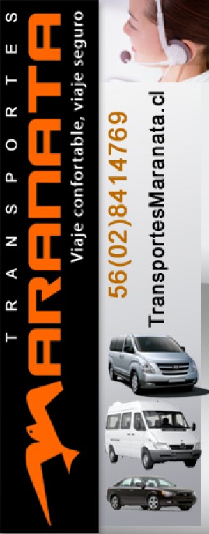 Transportes Maranata Turismo en Chile en Santiago |  Arriendo de autos, vans, minibuses, buses con conductor,transporte, Transporte privado de pasajeros, traslado de personal y turismo.