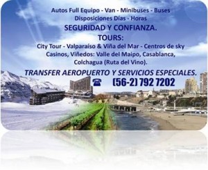 Jose Ricardo Diaz Castro Turismo en Chile en Las Condes |  ARRIENDO  VAN DE TURISMO CON CHOFER, TOUR Y EXCURSIONES