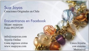 suajoyas Turismo en Chile en Vi&ntilde;a del Mar |  VENTA POR CATALOGO JOYAS DE ACERO QUIRURGICO SUA JOYAS, la primera joyeria virtual con sistema de venta directa y multinivel.
