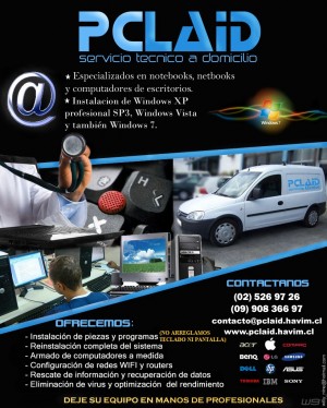  Turismo en Chile en Santiago |   SERVICIO T&Eacute;CNICO DE COMPUTADORES & NOTEBOOK A DOMICILIO , Servicio T&eacute;cnico PC y Notebook 