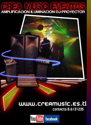 Crea music eventos Turismo en Chile en Santiago |  Dj para fiesta ( Crea music Eventos ), discopeque , cumplea&ntilde;os , matrimonio y mucho m&aacute;s