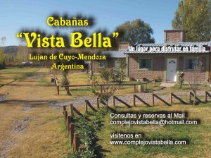 Omar Turismo en Chile en Santiago |  Caba&ntilde;as en Argentina, Mendoza,, VISTA BELLA - Mendoza