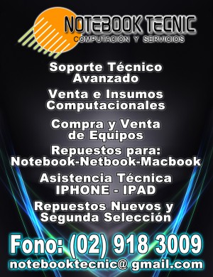NOTEBOOK TECNIC Turismo en Chile en San Bernardo |  REPARACION Y SERVICIO TECNICO  AVANZADO  NOTEBOOK,PC,MAC ,NETBOOK, ASISTENCIA TECNICA COMPUTACIONAL ESPECIALISTAS EN PORTATIL