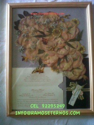 RAMOS ETERNOS Turismo en Chile en Providencia |  RAMOS DE NOVIA ARICA, ENMARCAMOS TU RAMOS COMO DECORACION PARA TODA LA VIDA